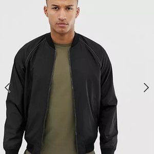 Black Bomber Jacket